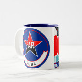 DAAFAR Karibik-Migration Zweifarbige Tasse (Vorderseite Links)