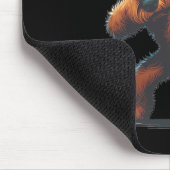 Dab Airedale Terrier Dancing Dabbing Dog Mousepad (Ecke)