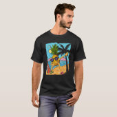 Dab Beach Fruit Tropical Summer Vacation Dabbing P T-Shirt (Vorne ganz)