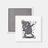 Dab BlackBerry Dancing Dabbing BlackBerry Frucht Magnet (Vorderseite/Rückseite)