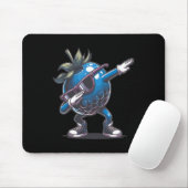 Dab Blueberry Dancing Dabbing Blueberry Frucht Mousepad (Mit Mouse)