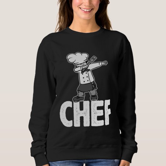 Dab Dabbing Chef Cooking Guru Cook Retro Culinary Sweatshirt (Vorderseite)