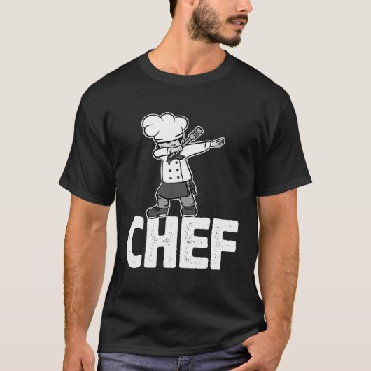 Dab Dabbing Chef Cooking Guru  Cook Retro Culinary T-Shirt (Vorderseite)