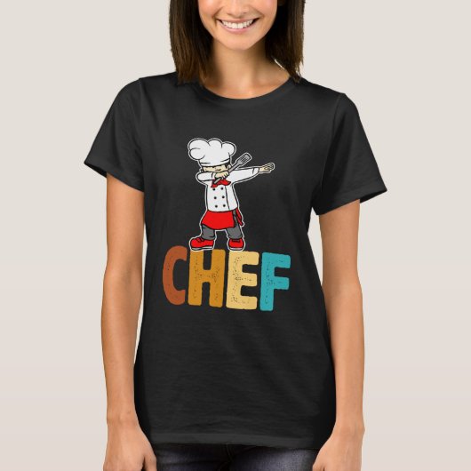 Dab Dabbing Chef Cooking Guru Cook Retro Culinary T-Shirt (Vorderseite)