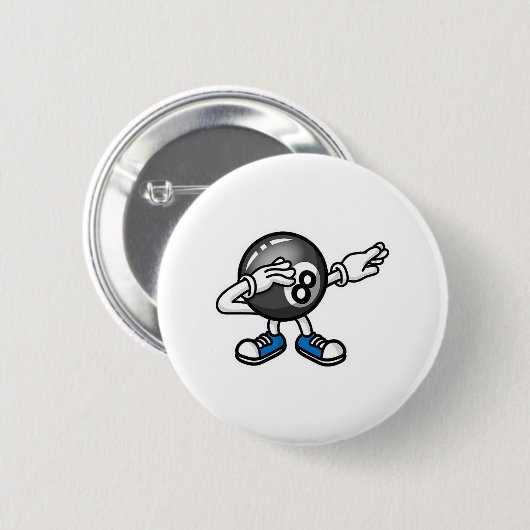 Dab Dabbing Pool Billiard Billiard Ll Pool Table Button (Vorne & Hinten)