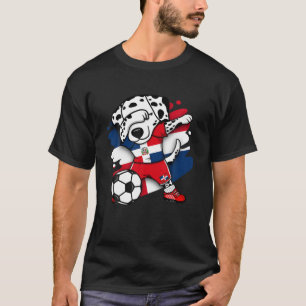 Dab Dalmatian Dominican Republic Soccer Fans Jerse T-Shirt