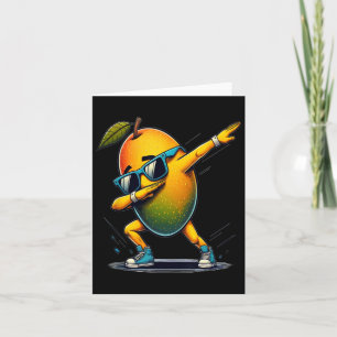 Dab Dance Mango Funny Dancing Dabbing Obst Karte