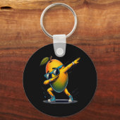 Dab Dance Mango Funny Dancing Dabbing Obst Schlüsselanhänger (Vorderseite)