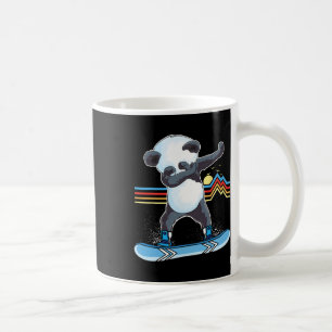 Dab Dance Panda Snowboarden Skifahren Dabbing Pand Kaffeetasse