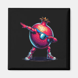 Dab Dance Pomegranate Funny Dancing Dabbing Obst Magnet