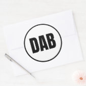 DAB - Daytona Beach Classic Round Sticker (Umschlag)