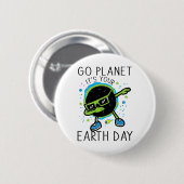 Dab Earth Solar Eclipse Go Planet Ihre Erde D Button (Vorne & Hinten)