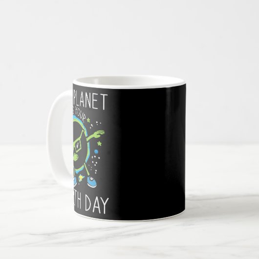 Dab Earth Solar Eclipse Go Planet Ihre Erde D Kaffeetasse (Vorderseite Links)