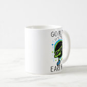 Dab Earth Solar Eclipse Go Planet Ihre Erde D Kaffeetasse (VorderseiteRechts)