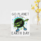 Dab Earth Solar Eclipse Go Planet Ihre Erde D Karte (Gelbe Blume)