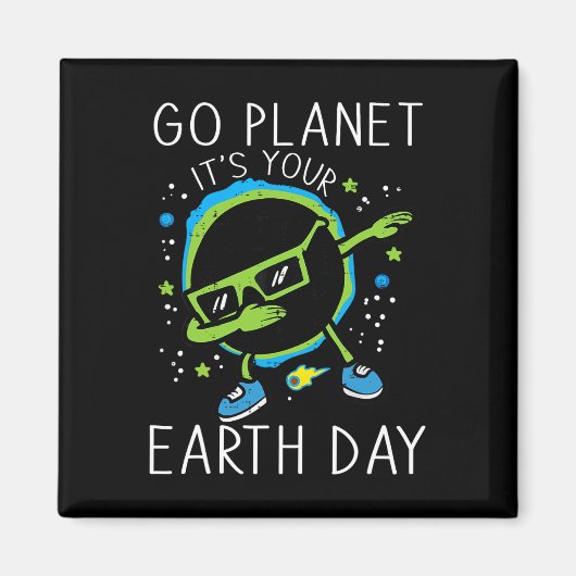 Dab Earth Solar Eclipse Go Planet Ihre Erde D Magnet (Vorne)