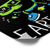 Dab Earth Solar Eclipse Go Planet Ihre Erde D Poster (Ecke)