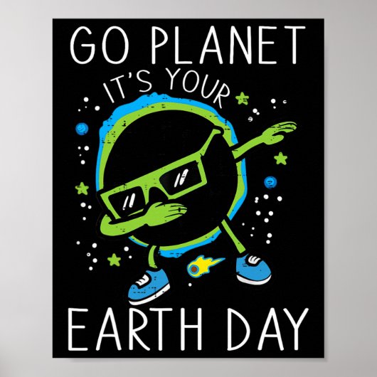 Dab Earth Solar Eclipse Go Planet Ihre Erde D Poster (Vorne)