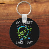 Dab Earth Solar Eclipse Go Planet Ihre Erde D Schlüsselanhänger (Vorderseite)
