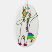 Dab Einhorn Keramikornament (Rechts)