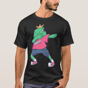 Dab Frog Ribbit King Quack Ding T-Shirt