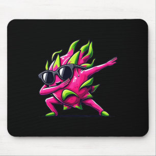 Dab Fruit Dancing Dabbing Dragon Fruit Meme Mousepad
