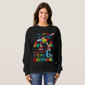 Dab Herbst Alter 6 Geborenes Geburtsalter Puzzle A Sweatshirt (Vorne ganz)