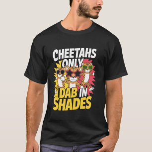 Dab In Shades Gepard Coole Brille Tier Spass T-Shirt