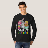 Dab It Like A Rabbit Easter Day For Boys Girls T-Shirt (Vorne ganz)