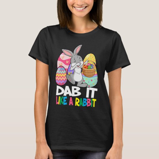 Dab It Like A Rabbit Easter Day   For Boys Girls   T-Shirt (Vorderseite)