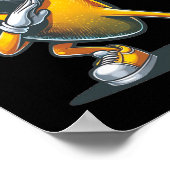 Dab Mango Dancing Dabbing Mango Frucht mit Sungles Poster (Ecke)