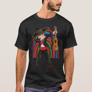 Dab Mexican Mariachi Kostüm Charro Cinco De Mayo T-Shirt