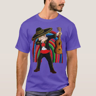 Dab Mexican Mariachi Kostüm Charro Cinco De Mayo T-Shirt