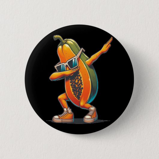 Dab Papaya Dancing Papaya Frucht mit Sungl Button (Vorderseite)