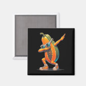 Dab Papaya Dancing Papaya Frucht mit Sungl Magnet (Vorderseite/Rückseite)