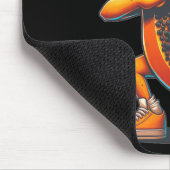 Dab Papaya Dancing Papaya Frucht mit Sungl Mousepad (Ecke)
