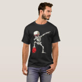 Dab Skeleton Dabbing Skeleton Basketball Boy Hall T-Shirt (Vorne ganz)