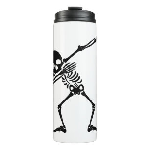 Dab Skelett dabbing Skelett - Totenkopf Männer Shi Thermosbecher