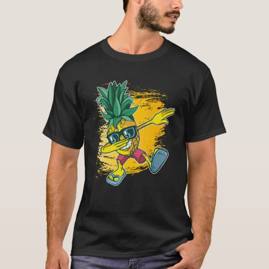 Dab-Tanz-Ding-Ananas T-Shirt (Vorderseite)