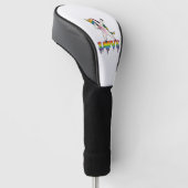Dab Unicorn-dabbing Unicorn-Liebe Golf Headcover (angewinkelt)