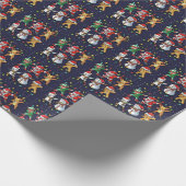 Dabbin' durch den Schnee Geschenkpapier (Ecke)