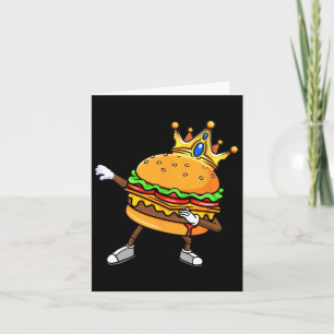 Dabbin King of Burgers Burger Dab Dancing Men Wome Karte