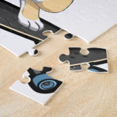 Dabbinbg Shiba Inu auf Skateboard-Kaffee-Tasse Puzzle (Seite)