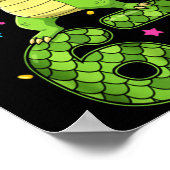 Dabbing 67 Dragon 67 Funny Six Seven Gen Z Slang M Poster (Ecke)