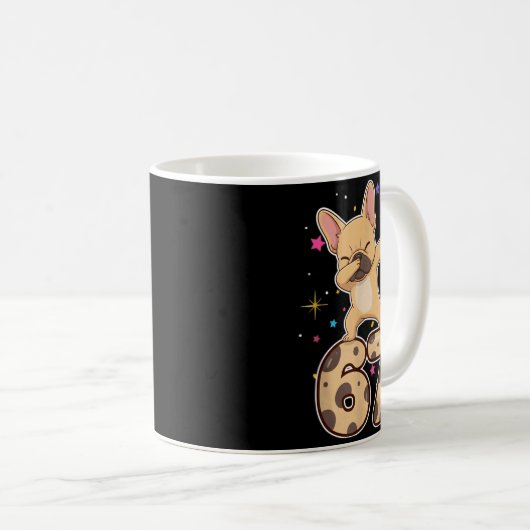 Dabbing 67 French Bulldog 67 Dog Funny Six Seven M Kaffeetasse (VorderseiteRechts)