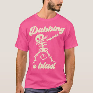Dabbing a Blast Funny Skeleton Furz Joke T-Shirt