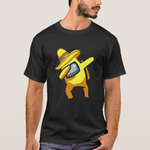 Dabbing A.Mong Us Funny Cinco De Mayo Mexiko Männ T-Shirt