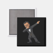 Dabbing Abraham Lincoln 4. Juli Abe Dab Boys G Magnet (Vorderseite/Rückseite)