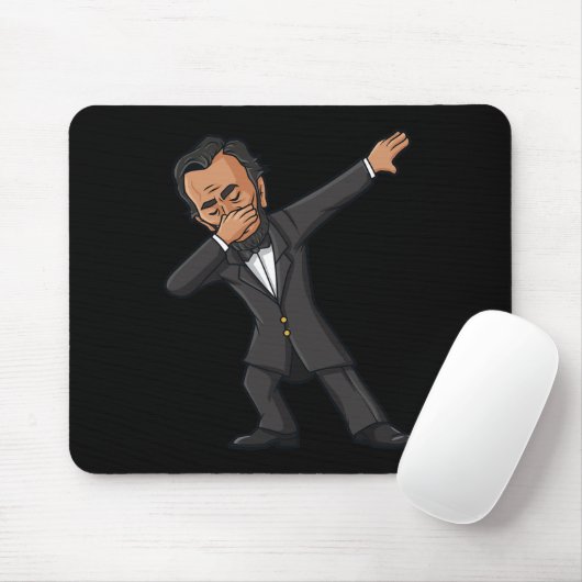 Dabbing Abraham Lincoln 4. Juli Abe Dab Boys G Mousepad (Mit Mouse)