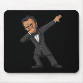 Dabbing Abraham Lincoln 4. Juli Abe Dab Boys G Mousepad (Vorne)